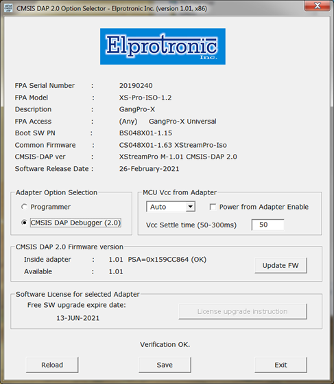Elprotronic CMSIS-DAP 2.0 Debugger (XS)