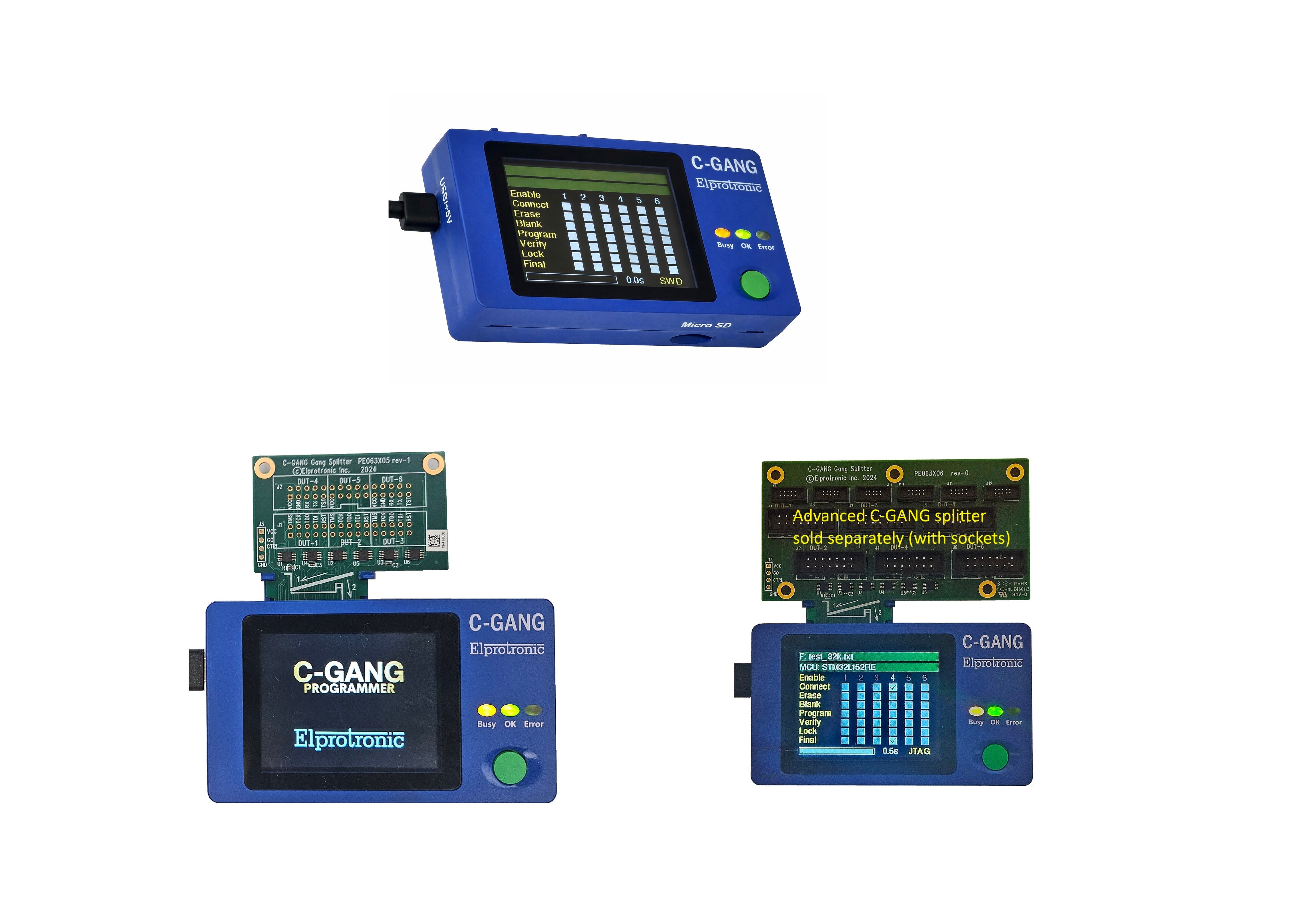 C-GANG-X - Compact Gang Programmer