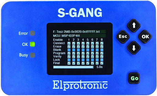 S-GANG programmer - top view